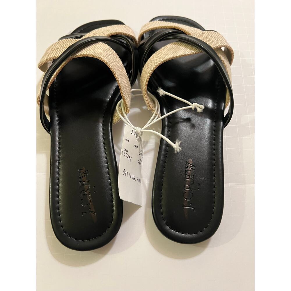 J.Crew Mixed Criss-Cross Slide Sandals - Picture 4 of 6